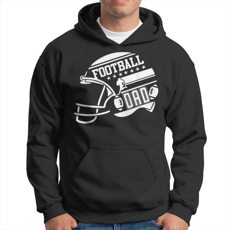 Mens Football Dad Helmet For Men Proud Fathers Day College Season V2 Hoodie