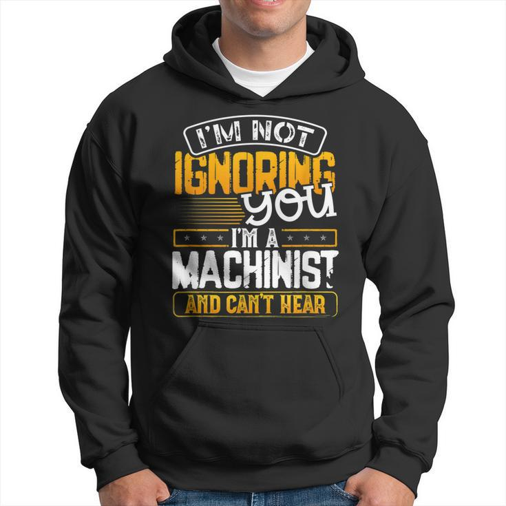 Mens Funny Machinist Operator Vintage Fathers Day Gift For Dad  Hoodie