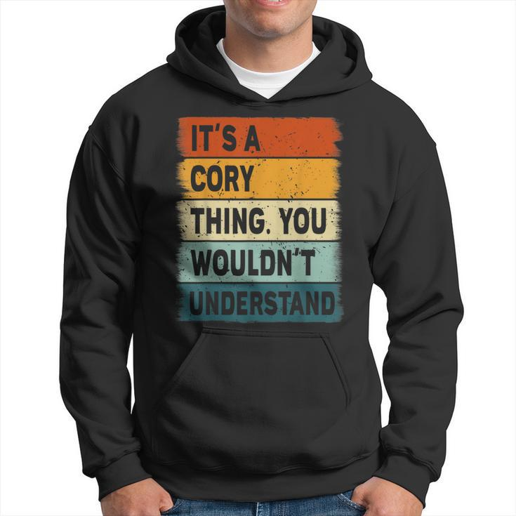 Mens Its A Cory Thing - Cory Name Personalized  Hoodie