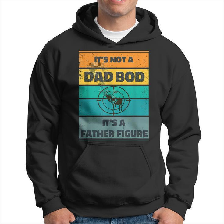 Mens Its Not A Dad Bod Its A Father Figure Hunting Deer Vintage  Hoodie