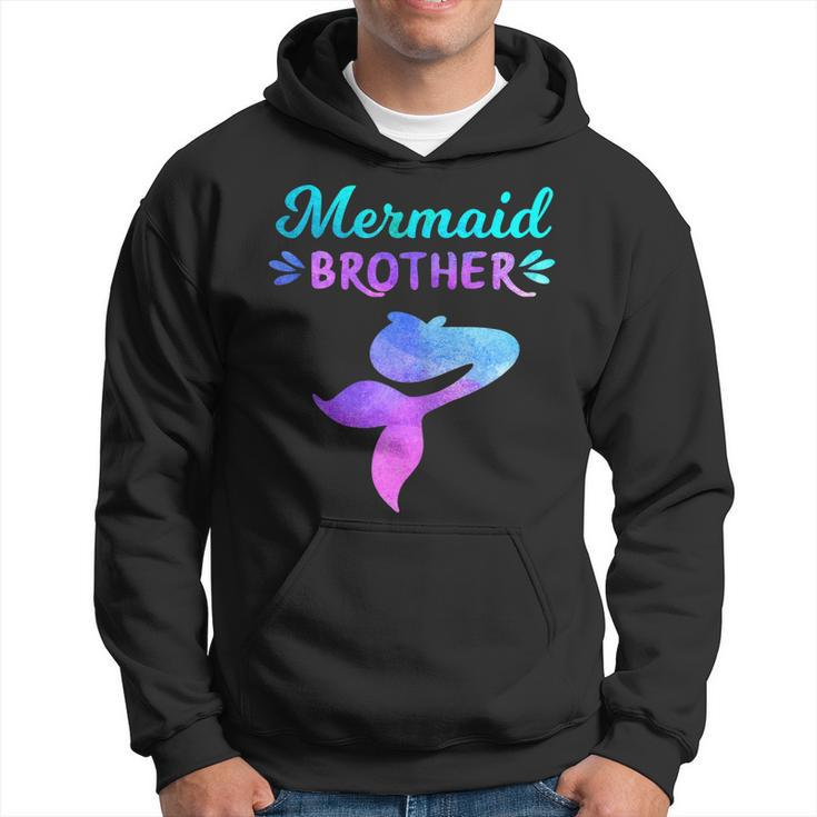 Mens Mermaid Brother Mermaid Birthday Party Shirts Hoodie