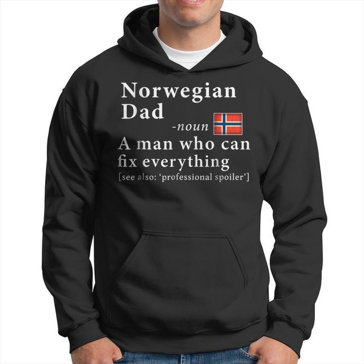 Mens Norwegian Dad Definition Tee Norway Flag Fathers Day Tee Hoodie
