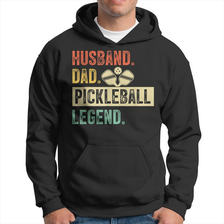 Mens Pickleball Funny Husband Dad Legend Vintage Fathers Day  Hoodie