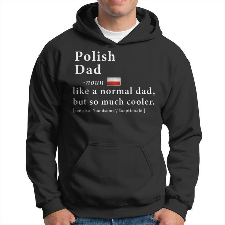 Mens Polish Dad Definition Shirt Fathers Day Gift Flag Hoodie