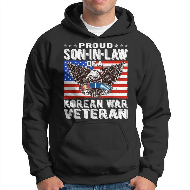 Mens Proud Son-In-Law Of Korean War Veteran Military Family Gift  Men Hoodie Graphic Print Hooded Sweatshirt