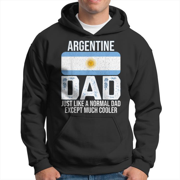 Mens Vintage Argentine Dad Argentina Flag Design Fathers Day  Hoodie