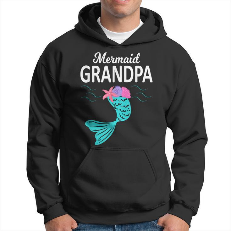 Mermaid Grandpa  Funny Merman Grandpa Family Matching Hoodie