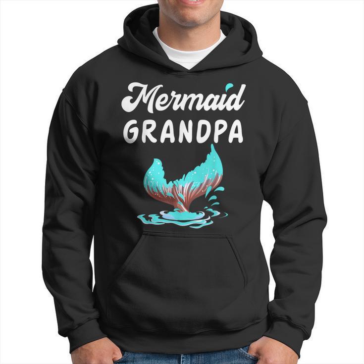 Mermaid Grandpa  Girl Mermaid Party Gift For Mens Hoodie