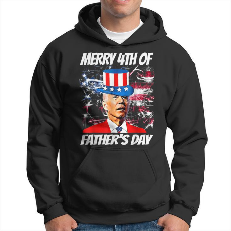 Merry 4Th Of Fathers Day Funny Joe Biden Happy Fathers Day  Hoodie