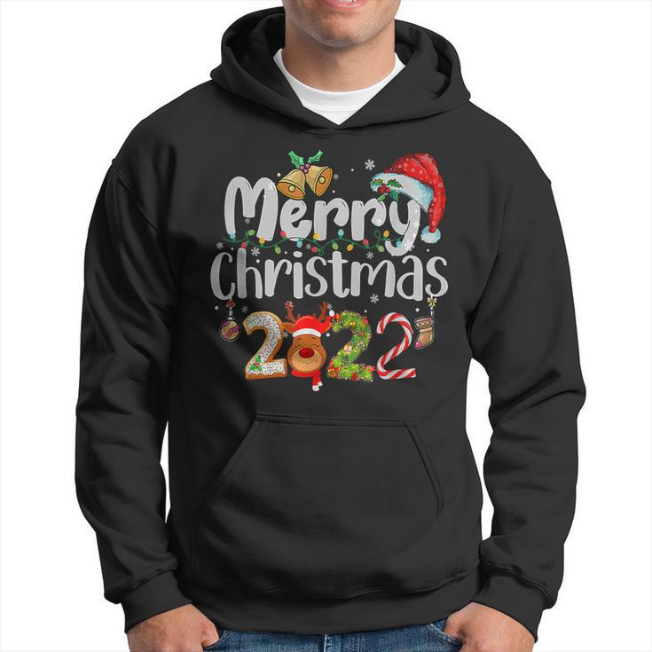 Merry Christmas 2022 Family Xmas Ball Light Garden Reindeer  Men Hoodie Graphic Print Hooded Sweatshirt