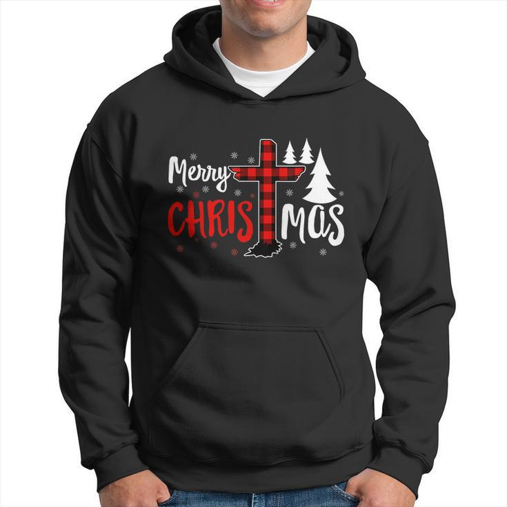 Merry Christmas Christians Buffalo Plaid Tshirt Hoodie