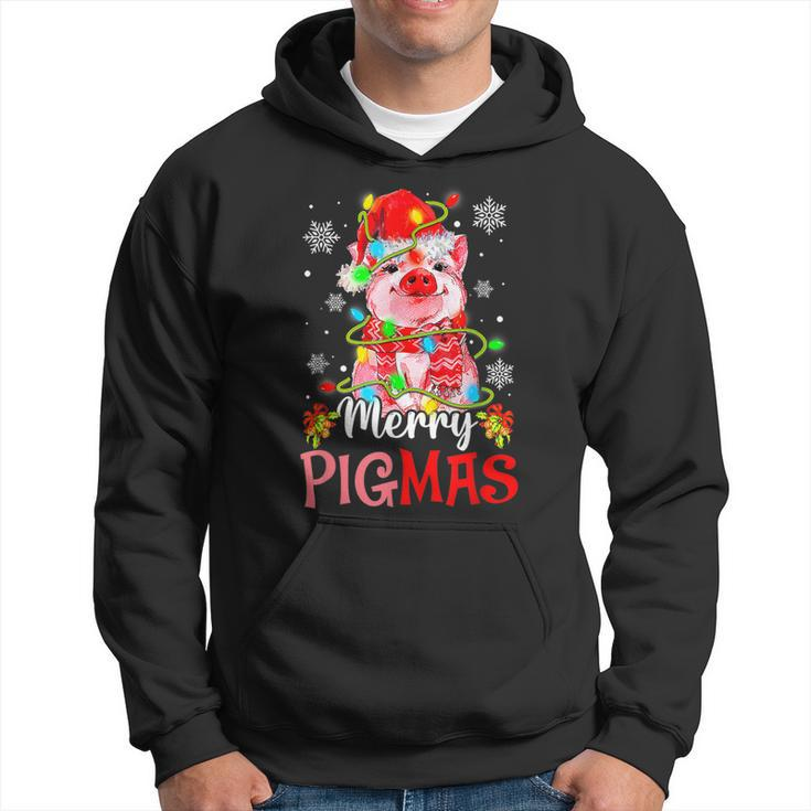 Merry Pigmas Pig Christmas Pajama For Pig Lover Men Hoodie