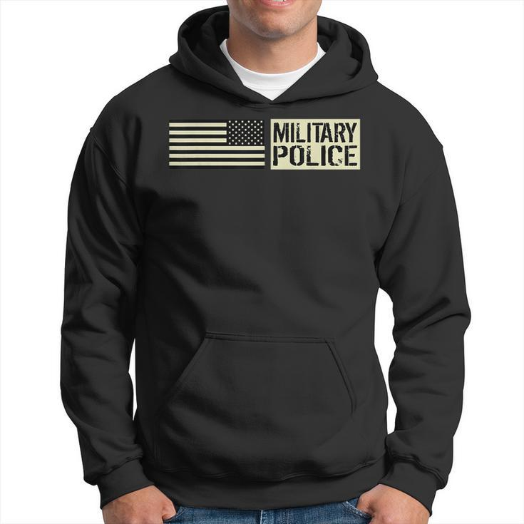 Military Police Flag America Mp Army Veteran Hoodie