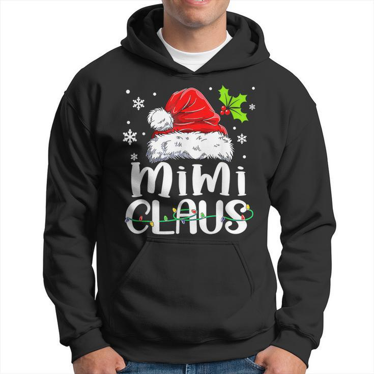 Mimi Claus Christmas  Believe In Santa Claus Matching  Men Hoodie Graphic Print Hooded Sweatshirt