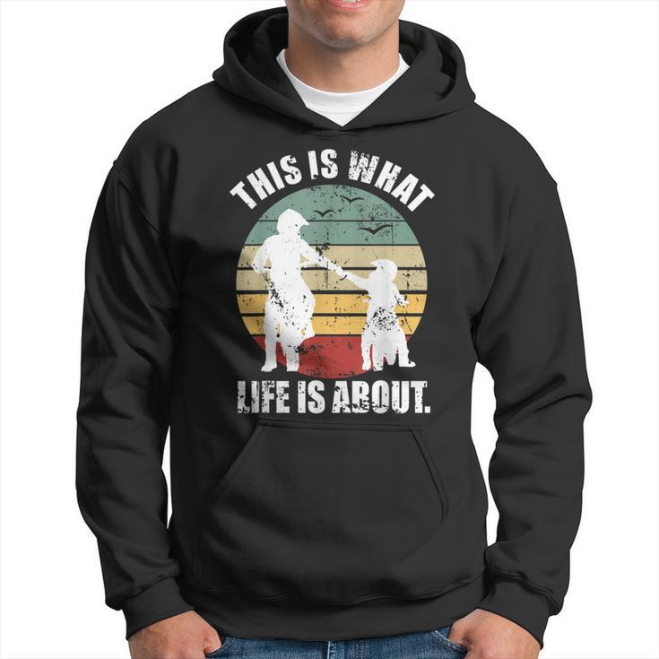 Motocross Father And Son Enduro Dirt Bike Daddy Supercross Hoodie