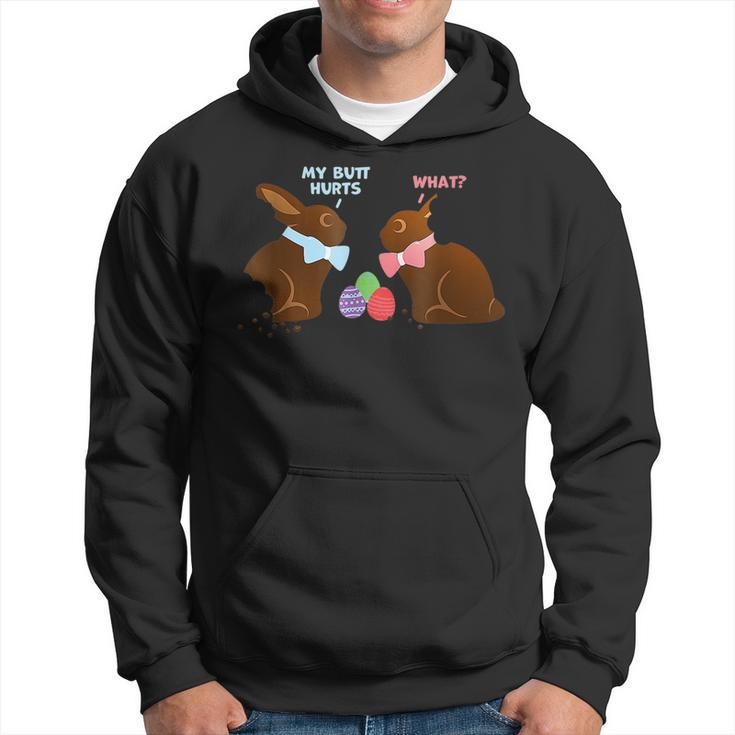 My Butt Hurts What Funny Easter Bunny  Hoodie