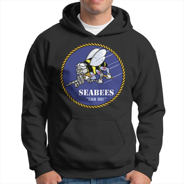 Navy Seabees Military PocketHoodie