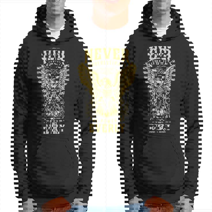 Never Underestimate The Power Of Everly  Personalized Last Name Hoodie