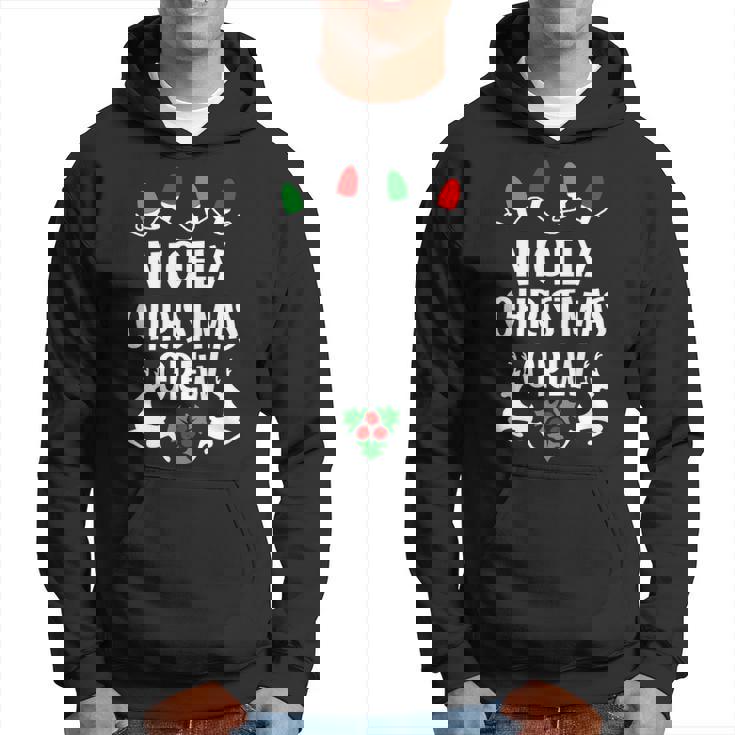 Nicely Name Gift Christmas Crew Nicely Hoodie