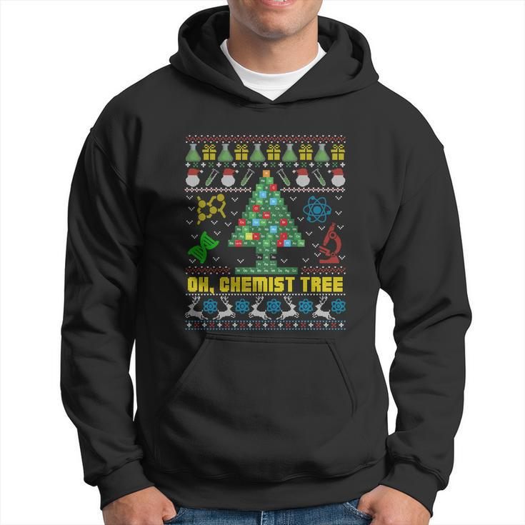 Oh Chemist Tree Chemistree Chemistry Ugly Christmas Sweater Meaningful Gift Hoodie
