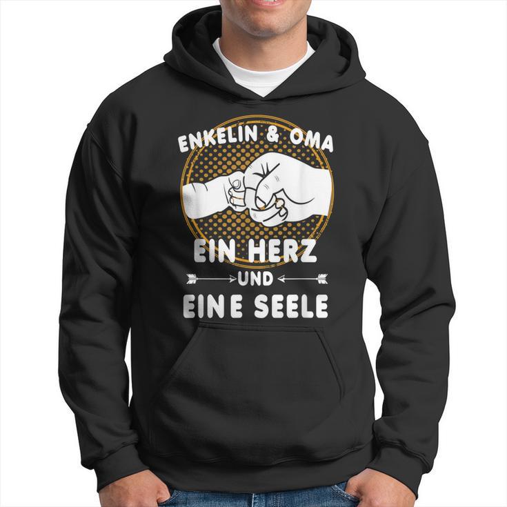 Oma Und Enkelin Ein Herz Und Eine Seele Oma Hoodie