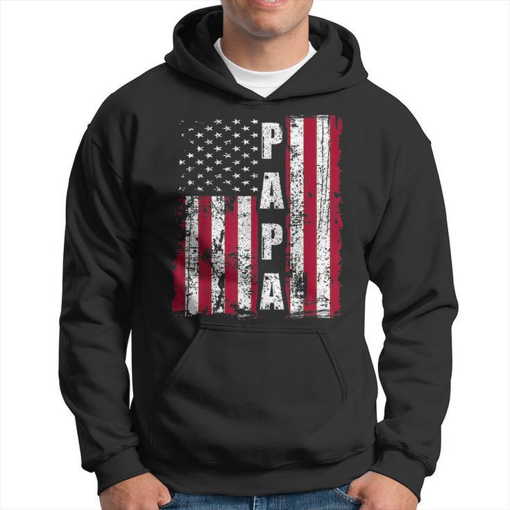 Papa American Flag Fathers Day 2021 V2 Hoodie