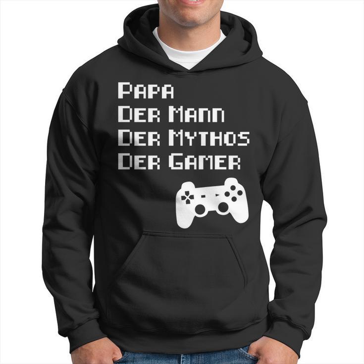 Papa Vater Mythos Legende Gamer Zocker Langarmshirt Hoodie