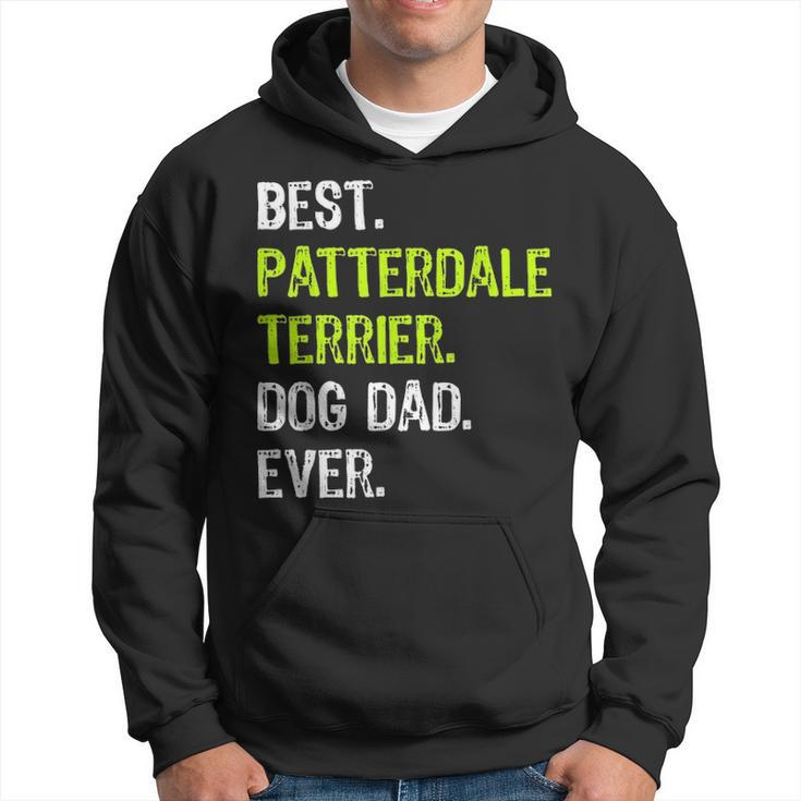 Patterdale Terrier Dog Dad Fathers Day Dog Lovers Gift Hoodie