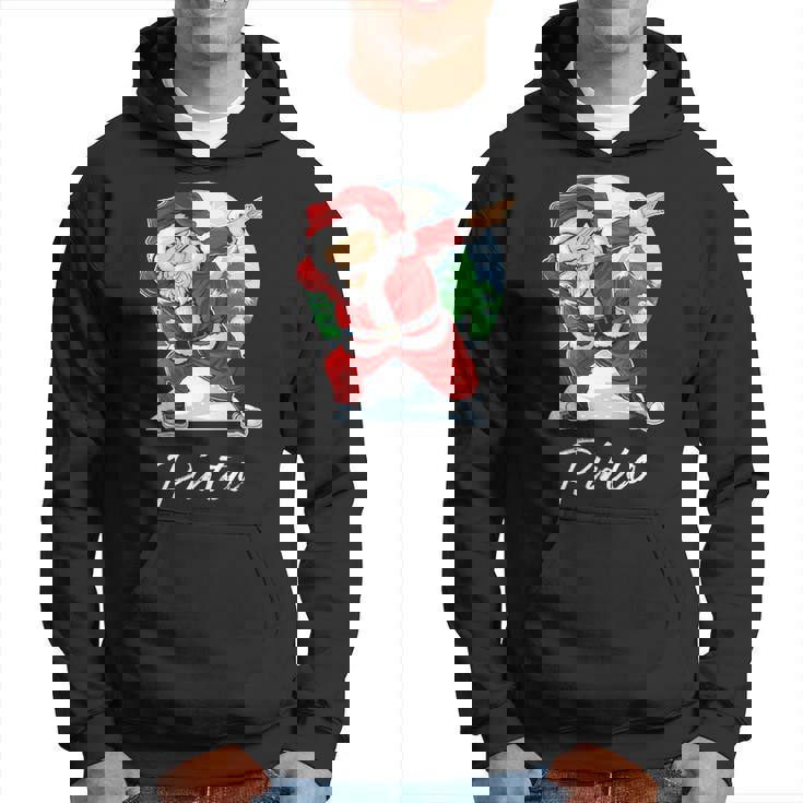 Pinto Name Gift Santa Pinto Hoodie