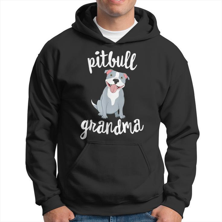 Pitbull Grandma Pawma Dog Grandparents Grand Maw Hoodie