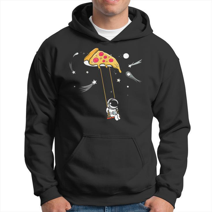Pizza Swing Astronaut Love Eating Pizza Space Science Outfit  Hoodie