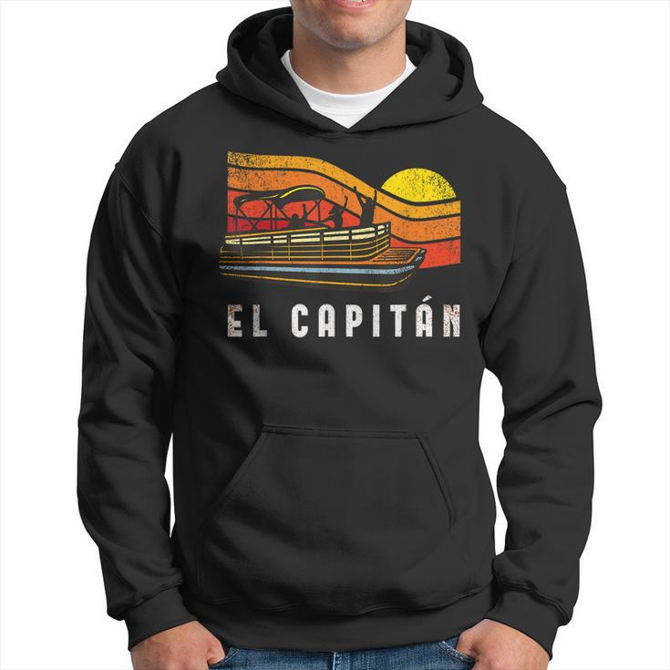 Pontoon Boat Captain  El Capitan  Hoodie