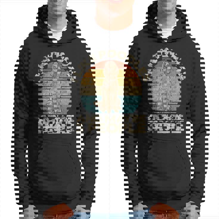 Poodle Retro Dog Lover Funny Poodle Hoodie