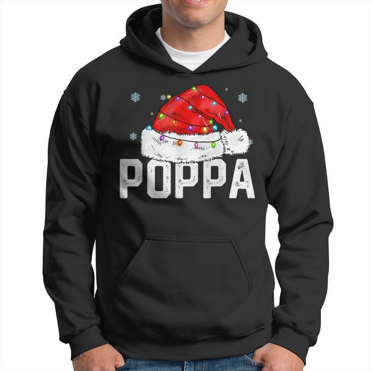 Poppa Claus Funny Xmas Family Matching Grandpa Christmas Hoodie