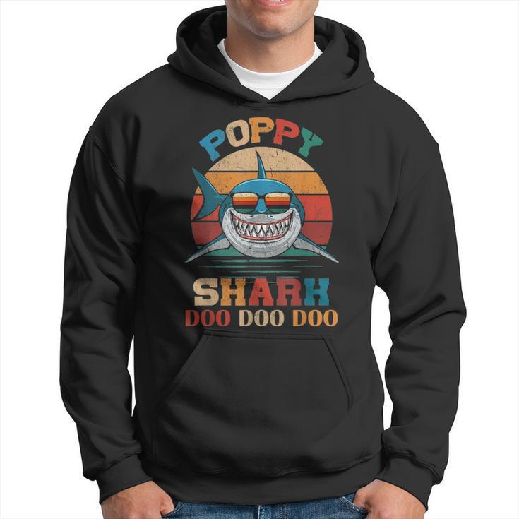 Poppy Shark  Doo Doo Doo Fathers Day Gift Hoodie