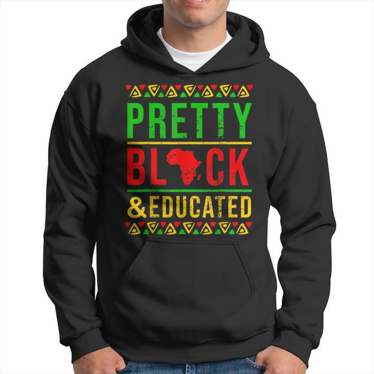 Pretty Black And Educated African Women Black History Month  V12 Hoodie