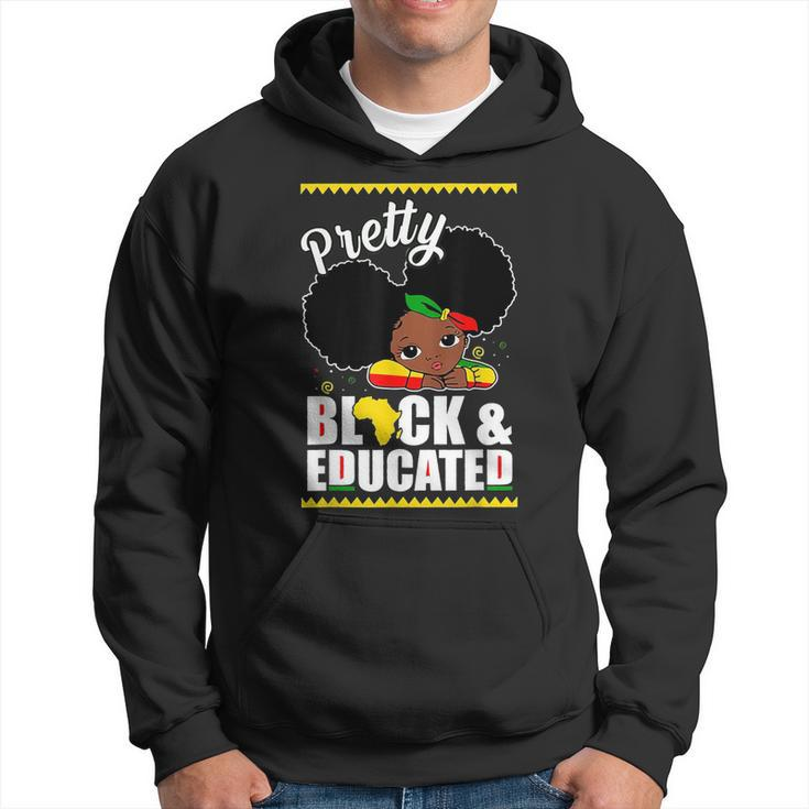 Pretty Black And Educated I Am The Strong African Queen Girl  V10 Hoodie