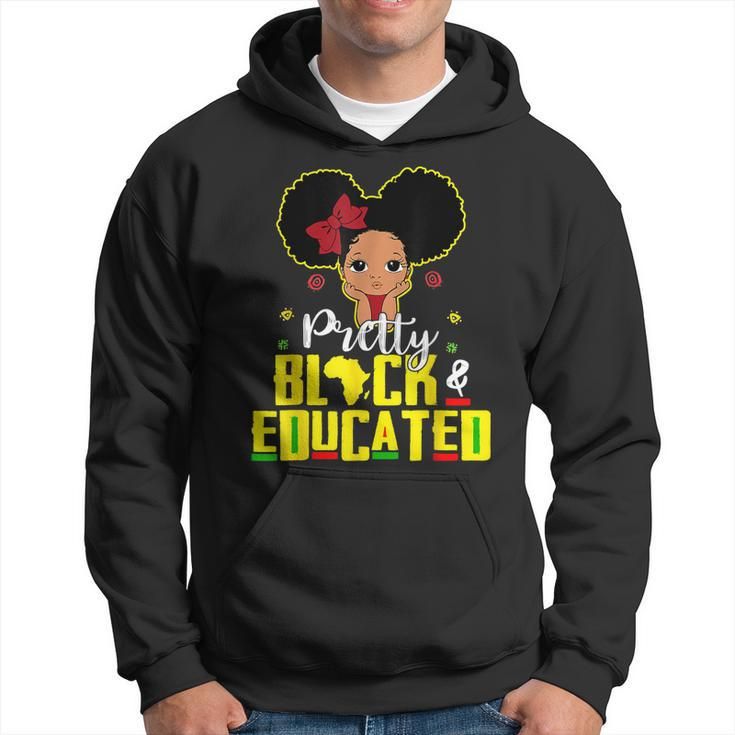 Pretty Black And Educated I Am The Strong African Queen Girl  V2 Hoodie