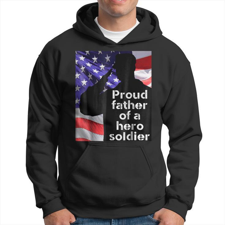 Proud Army Dad  Best Military Gift  For Dad Gift For Mens Hoodie