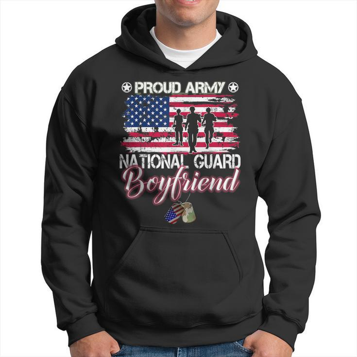 Proud Army National Guard Boyfriend Usa Heart Flag Hoodie