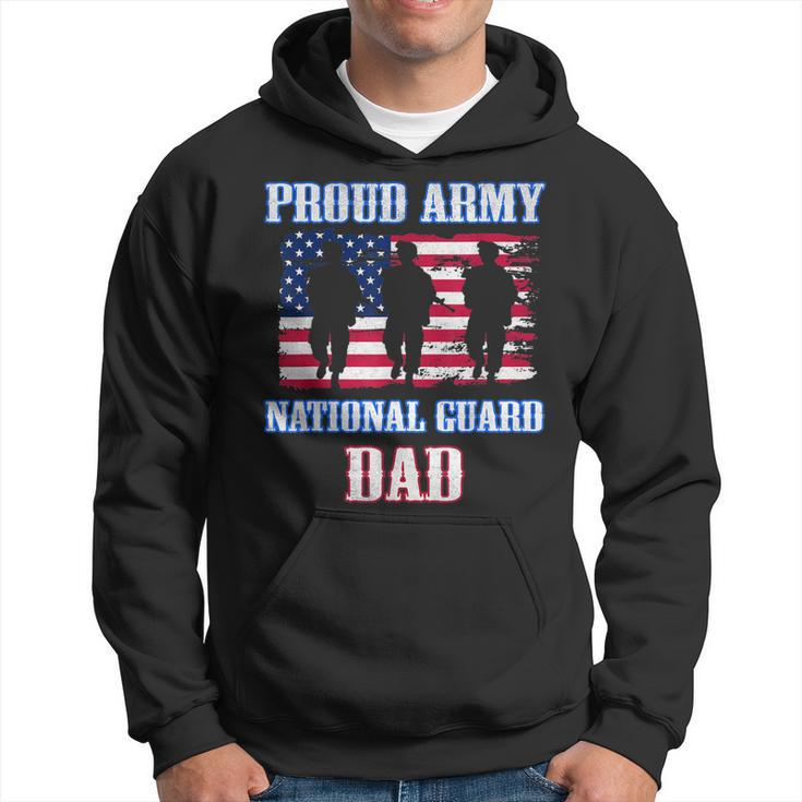 Proud Army National Guard Dad Usa Veteran Military Hoodie