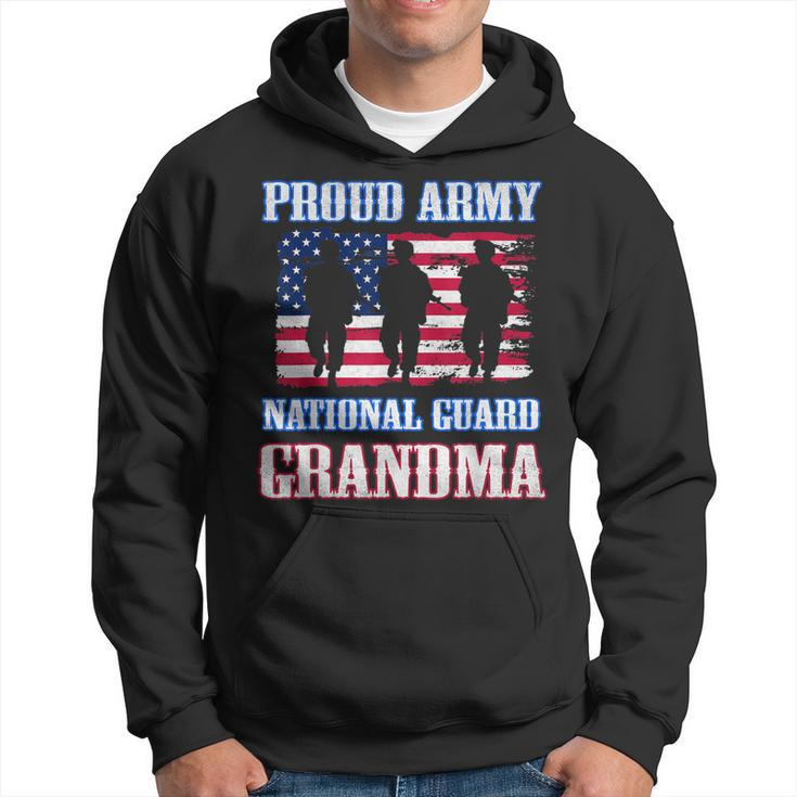 Proud Army National Guard Grandma Usa Veteran Military Hoodie