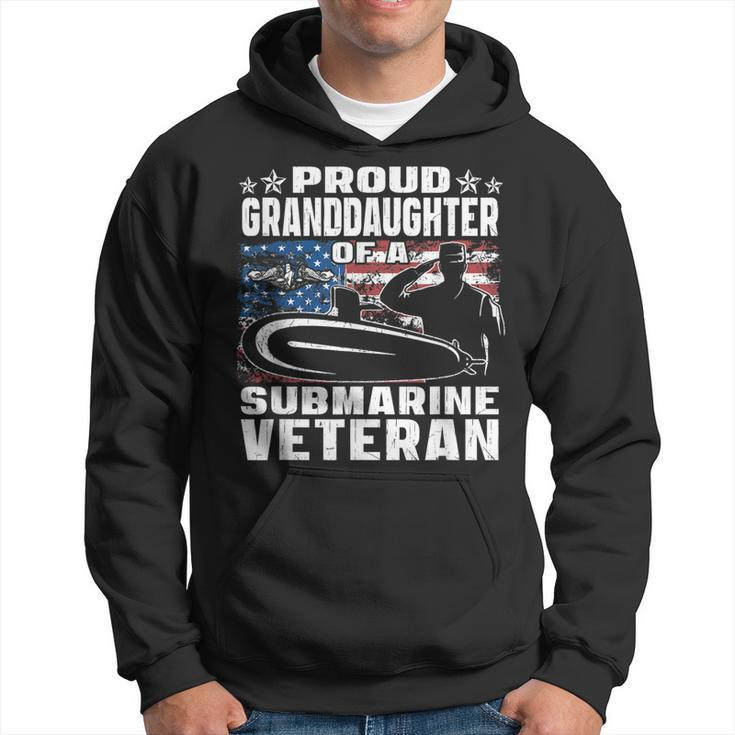 Proud Granddaughter Of Us Submarine Veteran Military Family Hoodie