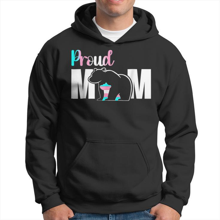 Proud Mom Mothers Day Transgender Lgbt Mama Bear Hug Love  Hoodie