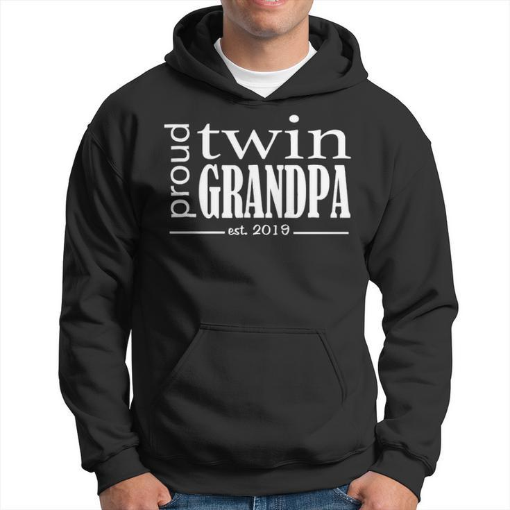 Proud Twin Grandpa Est 2019 Hoodie