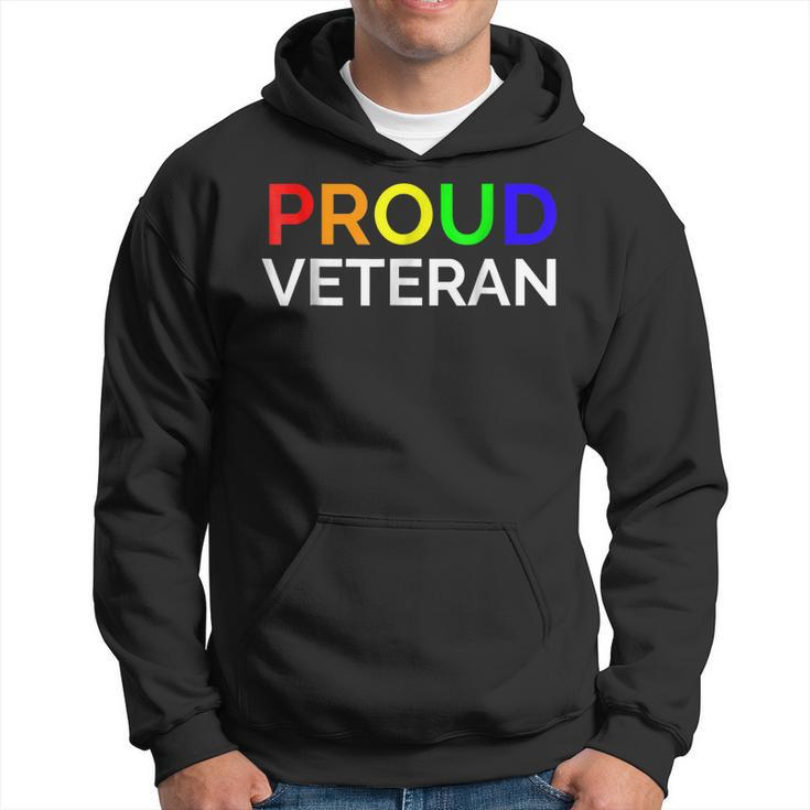 Proud Veteran - Lgbtq Pride Veterans Day Tshirt Hoodie