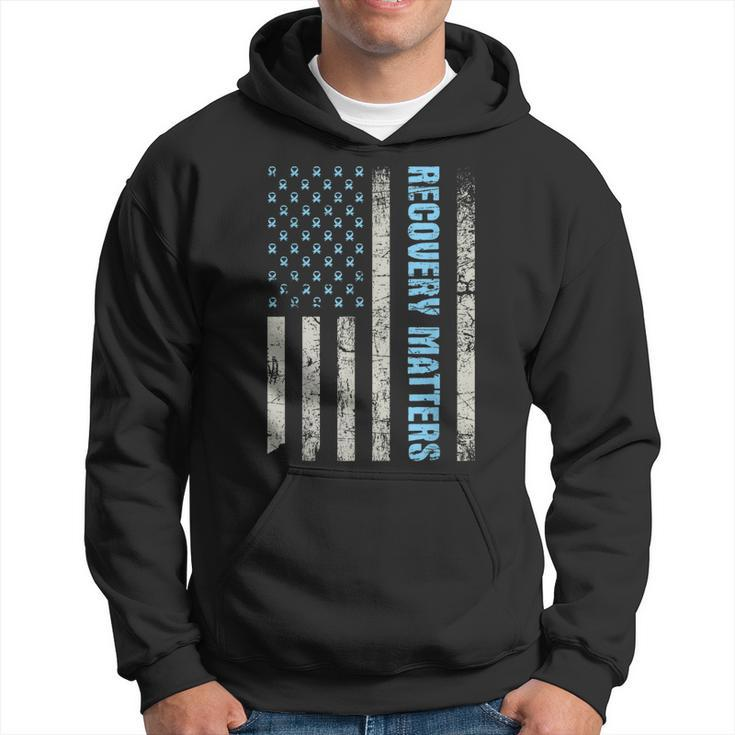 Recovery Matters - Sobriety Anniversary Sober Aa Na  Hoodie