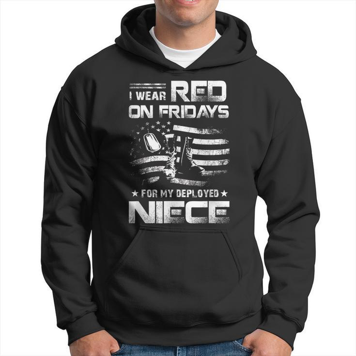 Red Friday Military Remember Everyone Deployed For My Niece Hoodie