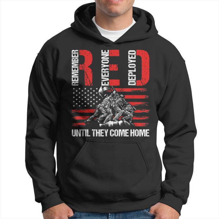 Red Friday Remember Everyone Deployed Best Us Flag Military Hoodie