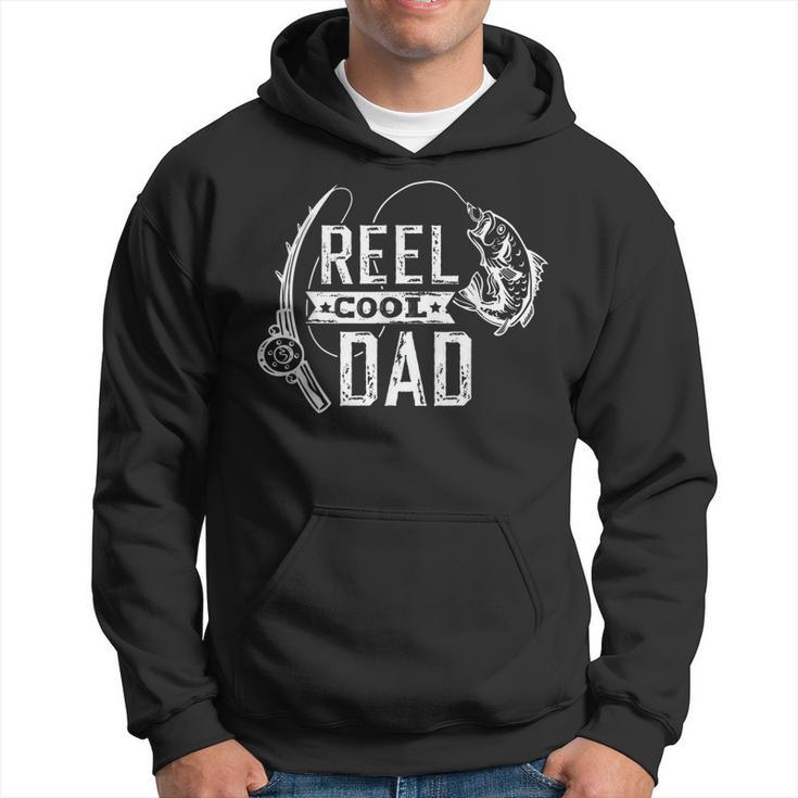 Reel Cool Dad Best Daddy Ever Fishing Lover Fathers Day Papa Hoodie